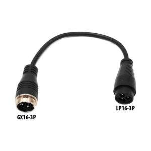 Adapteur raccord ancien chargeur GX16 vers nouveau port de charge LP16 – Image 1