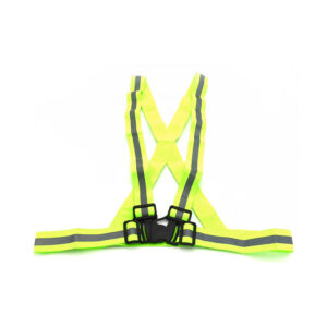 Gilet signalisation bandes reflechissantes Jaune, Noir – Image 1