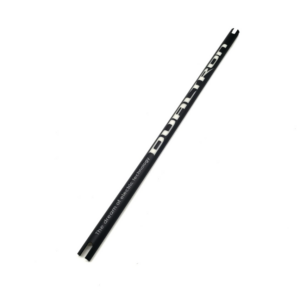Black, pencil-like object with white lettering along its length; text reads 'The dream of electric technology'
